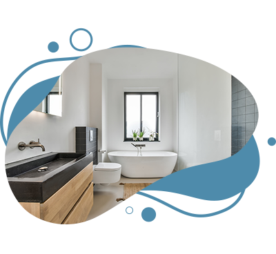 Modernes neues Badezimmer